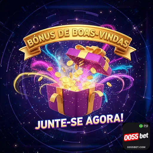 Imagem promocional do 0055bet destacando o bônus 07, para incentivar apostas e jogos no site 0055bet.