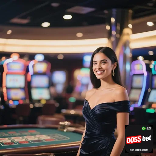 Imagem ilustrativa de cassino no 0055bet, destaque para jogos e apostas online no site 0055bet